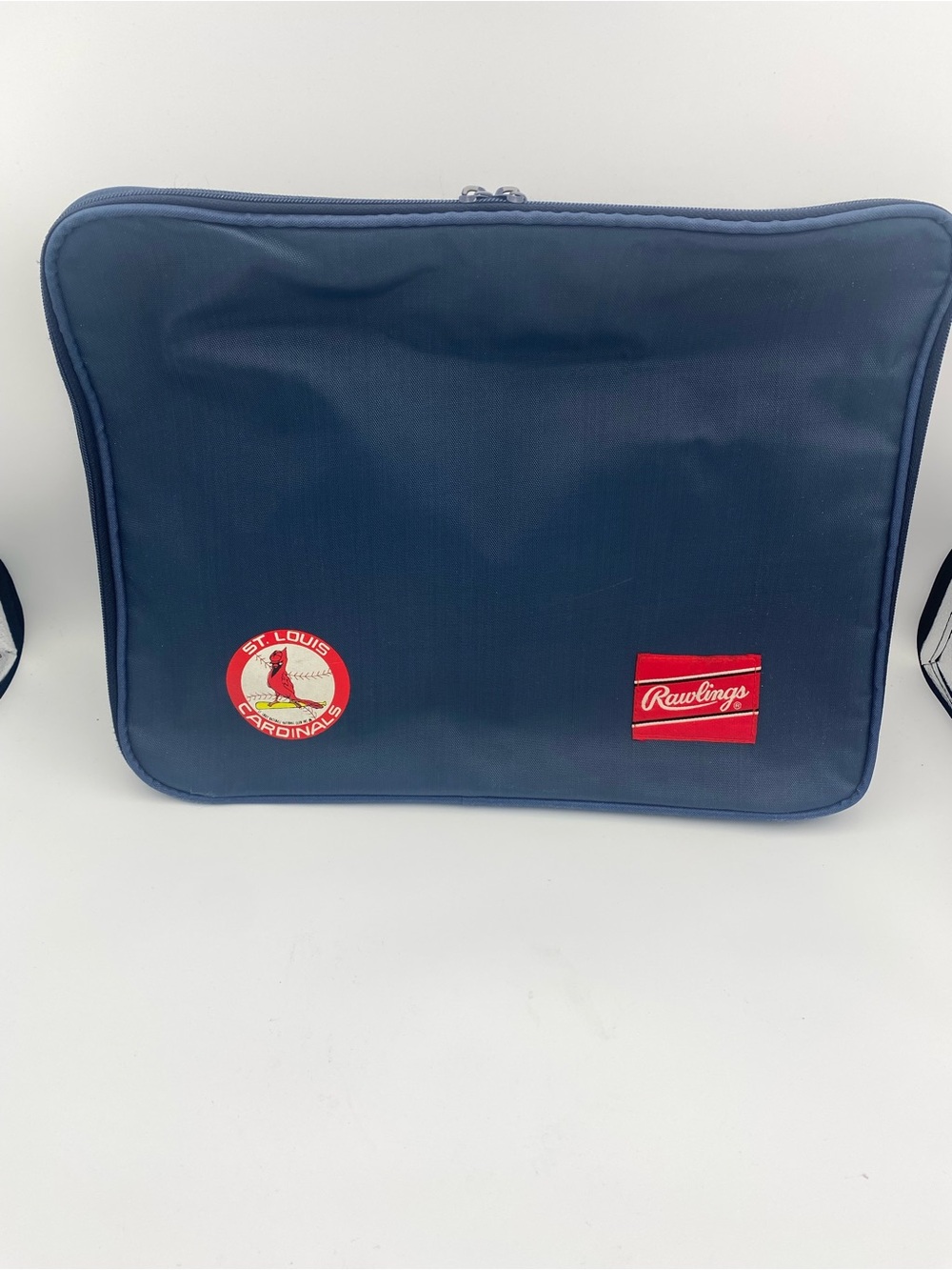 Rawlings Navy Laptop Messenger Laptop Bag with Red Logos